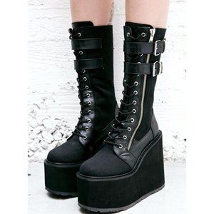Demonia Wyvern Rider Platform Boots